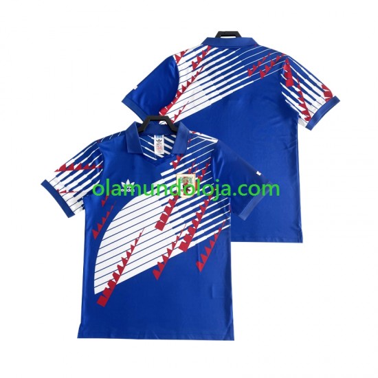 Camisola Japão 1992 1993 Retro Homem Equipamento Primeiro Manga Curta
